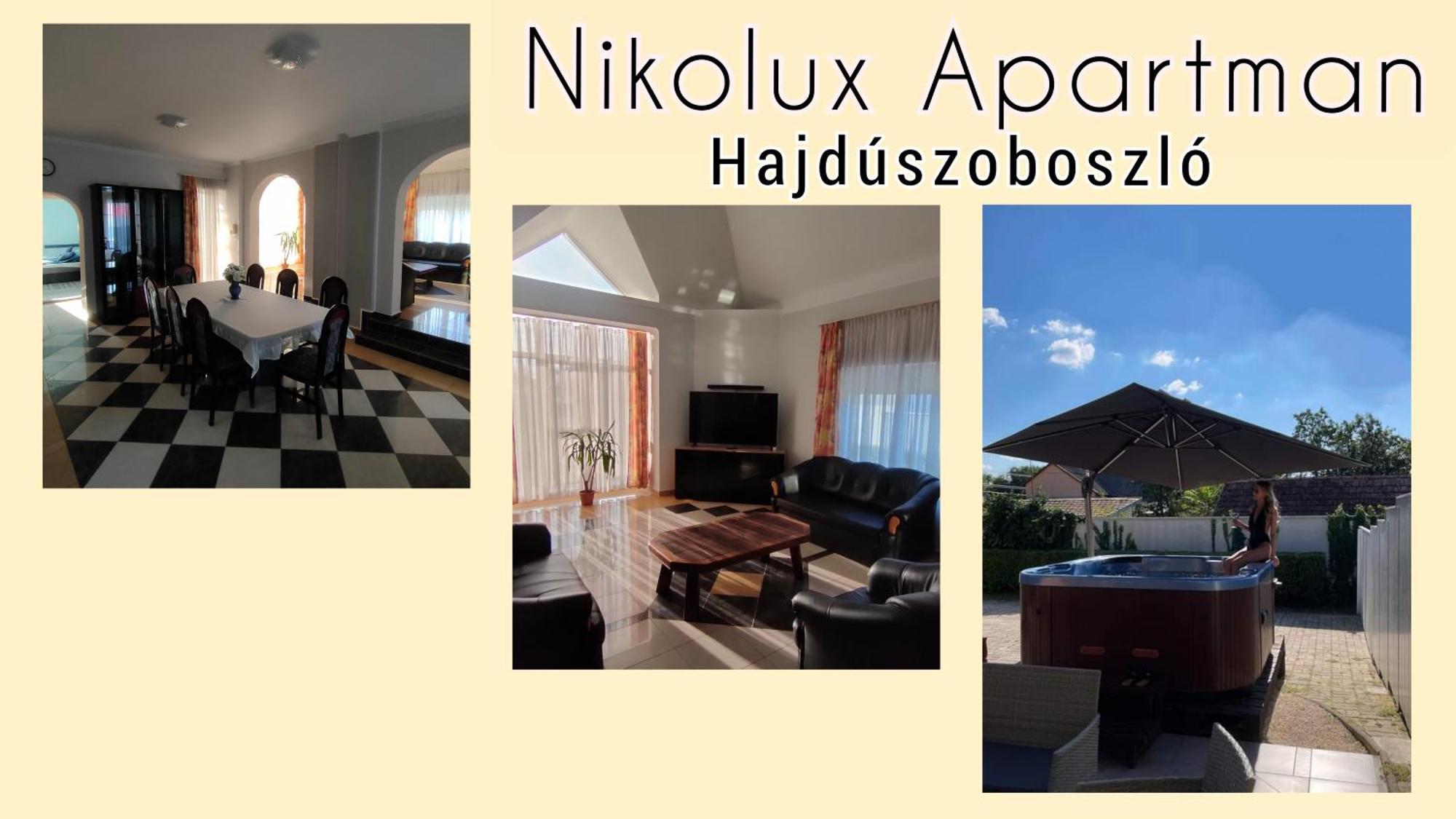 Nikolux Apartman Hajduszoboszlo Exterior foto
